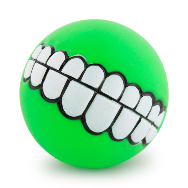 Funny Dog Ball with Teeth