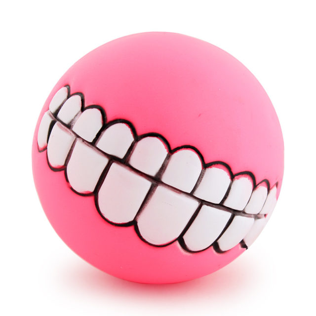 Funny Dog Ball with Teeth