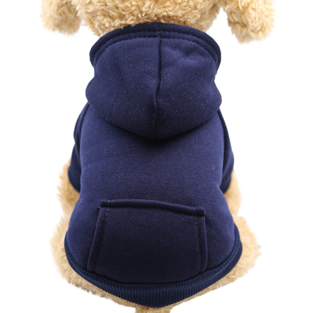 Casual Solid Color Dog Hoodie