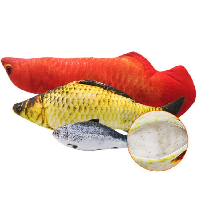 3D Catnip Fish Toy