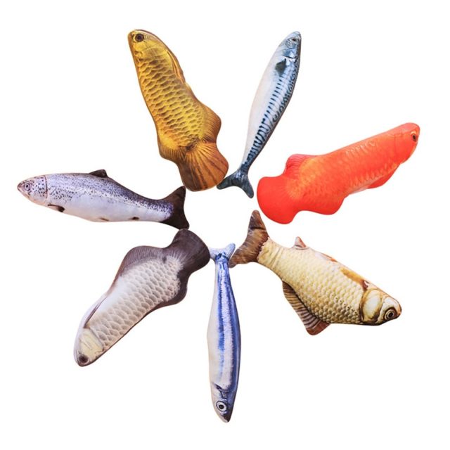 3D Catnip Fish Toy