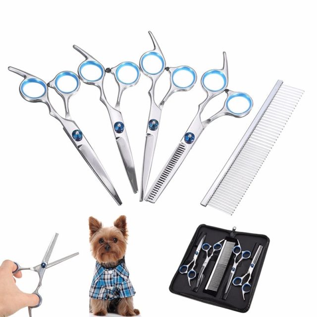 Straight / Curved Pet Grooming Scissors Set